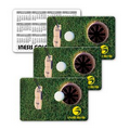 Calendar Card Wallet Size / Lenticular Golf Animation Effect (Imprinted)